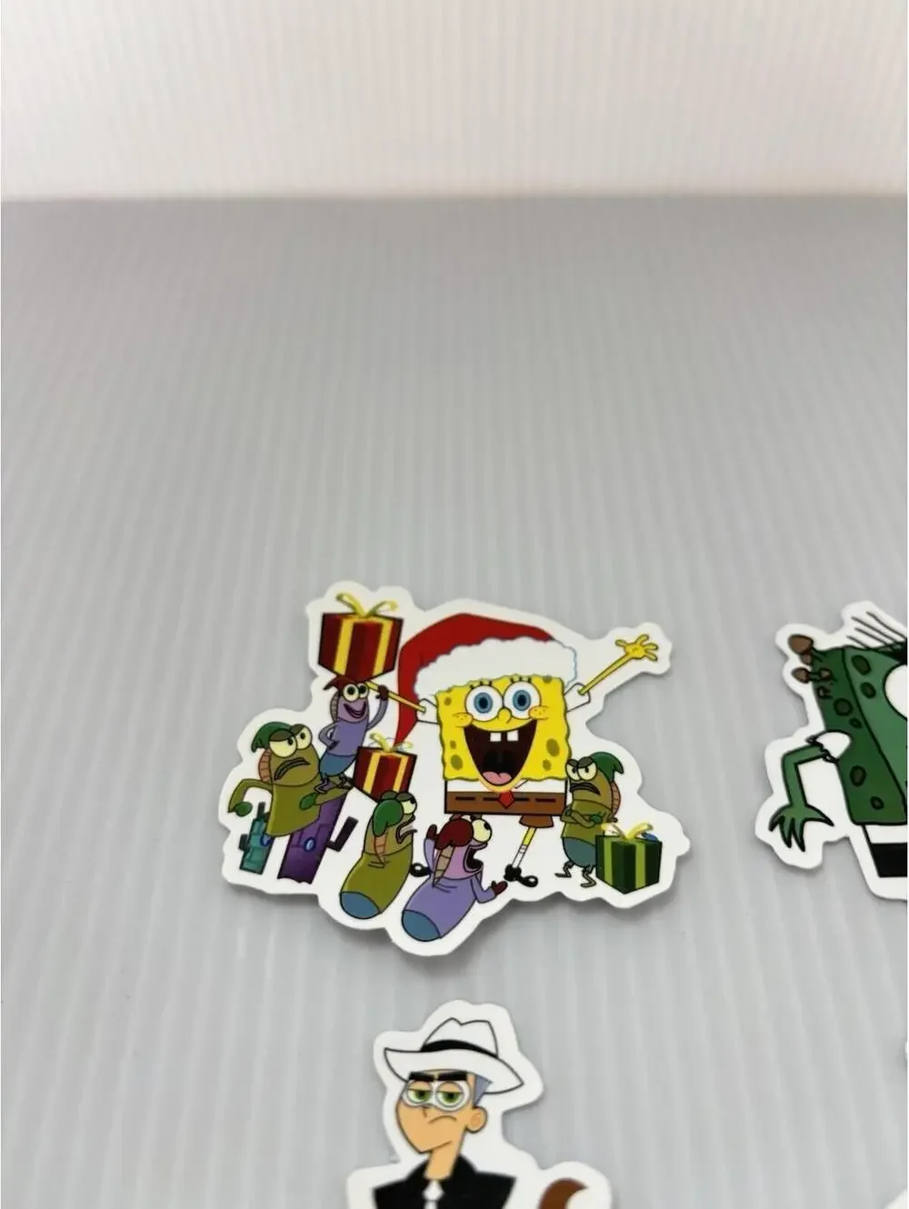 SpongeBob Sticker Lot 4pc Cartoon Vinyl Mix Cute Water Bottle Laptop Decals Fun!